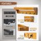 Decorative Key Holder for Wall with Shelf: Farmhouse Mail Rack with 5 Sturdy Key Hooks for Home Decor, Apartment, Entryway and Hallway (Light Brown)